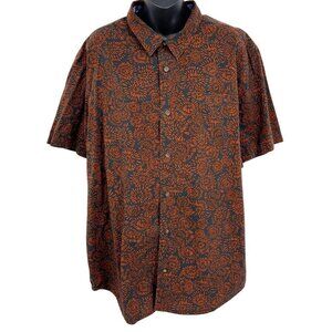 Jack ONeill Mens Size XL Extra Large Button Up Floral Burst Shirt Short Sleeve